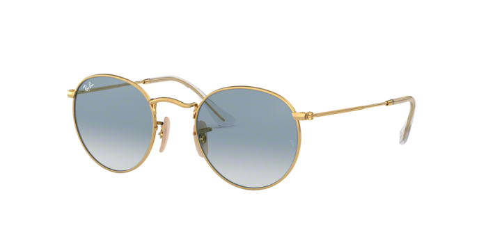 Ray Ban RB3447N 001/3F Round Metal 